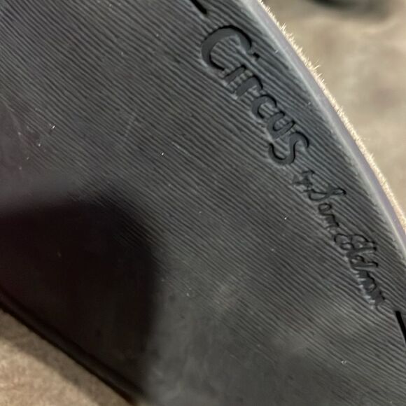 Sam Edelman Circus Tan Genuine Suede Over Knee Lace Up Tatum Boots 7.5M Women - Picture 13 of 13